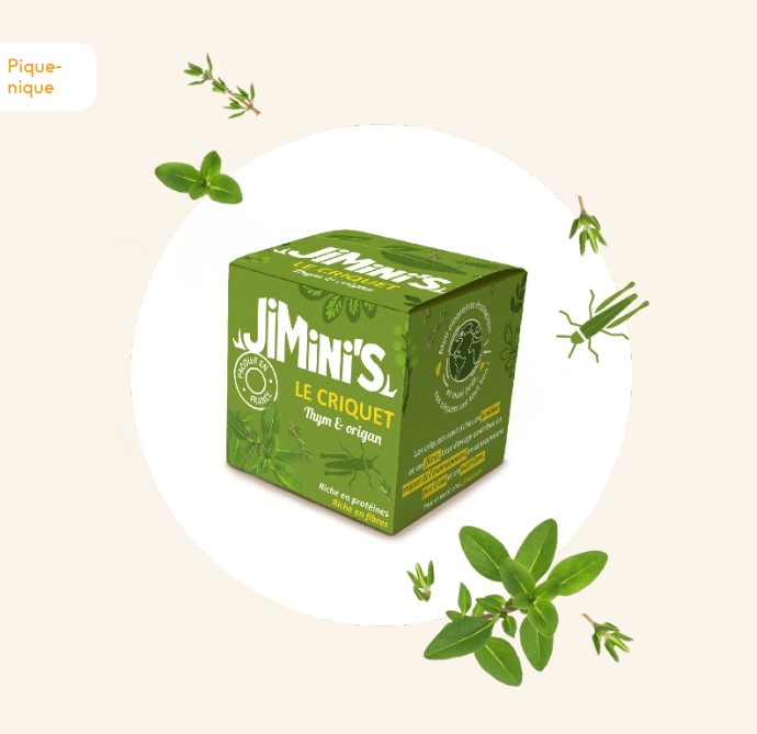 Nos criquets au Thym et Origan sont gourmands et savoureux !