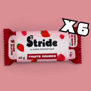 ✔ 6 Barres Fruits rouges 65g - 10g de protéine