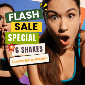 Lot de 6 shakes protéinées à la banane !