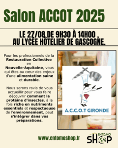 Salon ACCOT 2025 et entomoshop