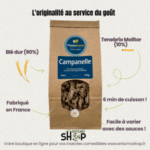 L'originalité au service du goût Laissez-vous tenter par les Campanelle PASTA NOVA, des pâtes en forme de petites cloches aux bords dentelés, idéales pour capturer les sauces épaisses et les morceaux de légumes. Leur texture unique et leur forme créative en font le choix parfait pour des plats de pâtes inventifs et généreux.